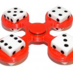 Hand spinner: four dice на 3d принтере