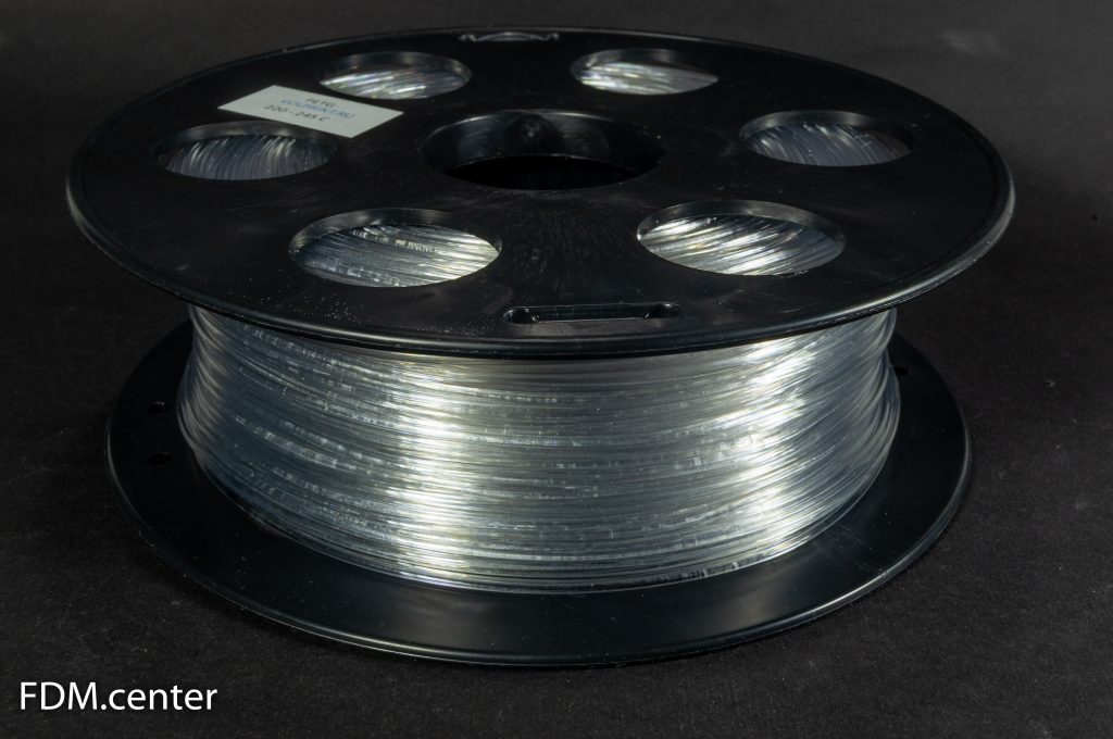 Пластик для 3d принтера PETG прозрачный